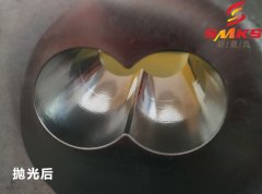 把銹跡斑斑的異形孔拋光成鏡面狀態(tài)！