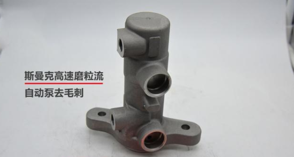 自動泵<a href='http://www.chengduguqin.cn' target='_blank'><u>交叉孔去毛刺</u></a>，斯曼克高速磨粒流真快！